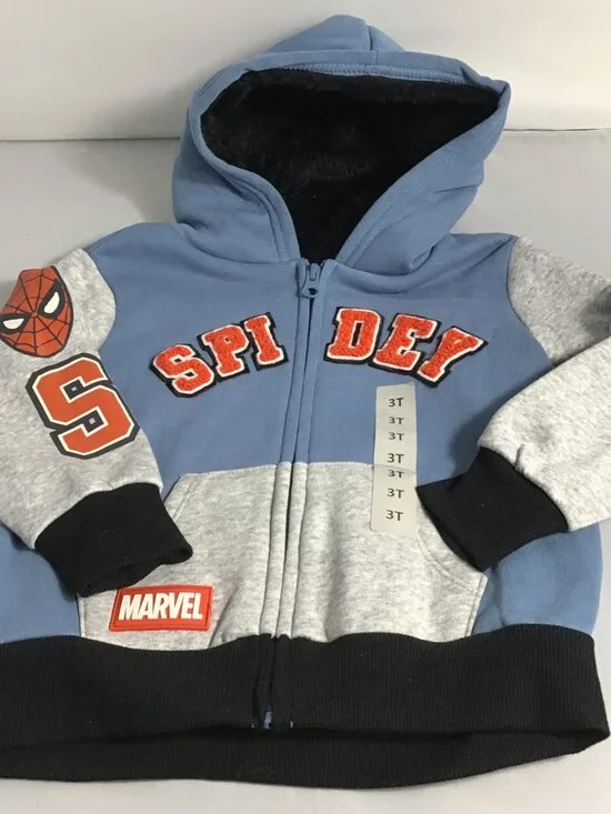 Marvel Spider-man Kids 3-piece Full Zip Lounge Set Size 3T - Picture 8 of 10
